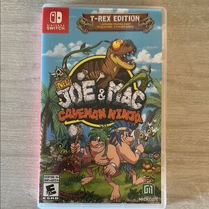 Nintendo Joe & Mac Caveman Ninja TRex Edition